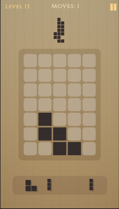WoodIt gameplay on an early level